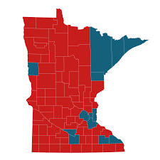 On election day, november 3. Election Results How All 87 Minnesota Counties Voted For Biden Trump Bring Me The News
