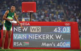 He has the best top speed as recorded during his 100m pb (11.6m/s). Social Media Reacts To Wayde Van Niekerk S 400m Gold And World Record This Is Africa
