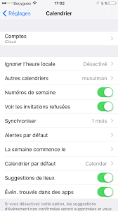 Voici Comment Ajouter Le Calendrier Musulman Sur Votre Iphone R:le calendrier commence par le mois de muharram. le calendrier musulman sur votre iphone