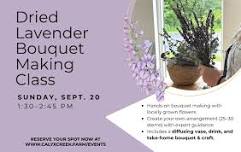 Dried Lavender Bouquet Making Workshop