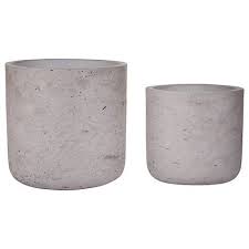 Buy John Lewis Croft Collection Stratton Cement Pots Set Of 2 Online At Johnlewis Com Indoor Plant Pots Cement Pots Indoor Plants