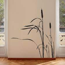 Wandtattoo Quot Schilf Im Wind Quot Die Schilfpflanzen Dieses Wandaufklebers Wirken Beinahe Als Wurden Si Wandgemalde Selbstgemacht Wandtattoo Wandtattoos