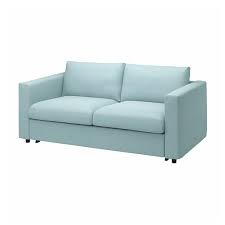 Inoltre, i cuscini della seduta sono completamente sfoderabili e il rivestimento può essere lavato a secco. Vimle Divano Letto A 2 Posti Saxemara Azzurro Ikea It