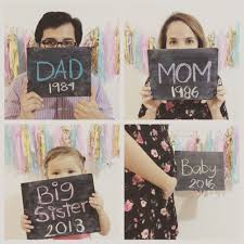 Second Baby Announcement Photo Big Sister Baby On The Way Anuncio De Segundo Embarazo