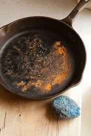 How To Restore A Rusty Cast Iron Skillet Iron Skillet Cleaning Rusty Cast Iron Skillet Cast Iron Cooking