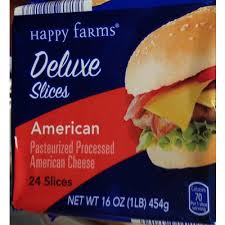 1 slice (28 g) 1 oz. Calories In Deluxe Slices American Cheese From Happy Farms