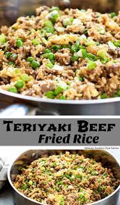 Teriyaki Beef Fried Rice Rice Friedrice Beef Teriyakibeef Teriyakibeefrice Recipe Foodie Asian Sidedishes Beef Fried Rice Fried Rice Teriyaki Beef