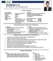 Contoh cover letter untuk resume dalam bahasa melayu. Contoh Format Resume Terbaru