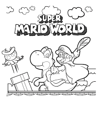 Bowser jr., super mario bros. Free Printable Mario Coloring Pages For Kids