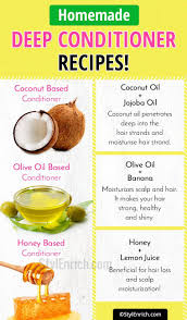 Learn Homemade Deep Conditioner Recipes Step By Step For Shiny Hair Homemade Deep Conditioner Deep Conditioner Recipe Homemade Hair Products