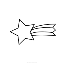 Estrella Fugaz Para Colorear