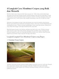 We did not find results for: 4 Langkah Cara Membuat Cerpen Yang Baik Dan Menarik Pdf