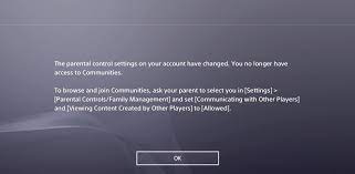 Screenshot Never Touched Parental Controls Beforefirst Time In My Four Years On The Ps4 That Ive Seen Thisnow I Cant Acces Parental Control Parenting Control