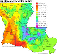 Buck Breeding Calendar Most Complete Ever Louisiana