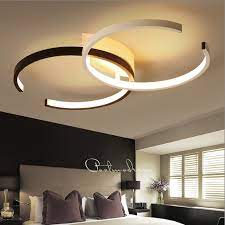 Acrylic surrounds the ceiling and looks special when the lights are turned on. China Modern Flush Mount Led Ceiling Lighting Light With White Pvc Shade For Living Room Bedroom Office And More Photos Pictures Made In China Com