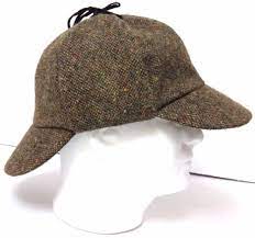 Vtg Orvis Deerstalker Hat Tweed Brown Wool Made In Ireland Mens Lrg 7 3 8 1 2 Deerstalker Deerstalker Hat Tweed