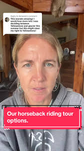 Replying to @Amanda Our private horseback riding tour options in  Yellowstone Park and Paradise Valley, Montana. Book your ride today!  #yellowstonepark #ynp #paradisevalleymontana #horsebackriding ...
