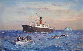 rms carpathia wreck location map