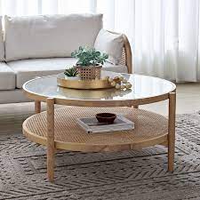 Anasa Glass Top Coffee Table