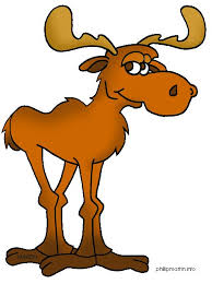 Bull moose clipart