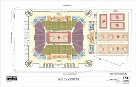 Galen Center Floor Plan Stadium Architecture How To Plan