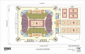 galen center floor plan stadium architecture how to plan