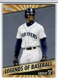 Baseball hall of famer ken griffey jr. Mavin Ken Griffey Jr 2021 Topps Opening Day Lgends Of Baseball Card Lob 11 Mariners