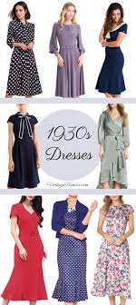 What Did Women Wear In The 1930s 1930s Fashion Guide Vintage Inspired Fashion Vintage Midi Dresses 1930s Fashion