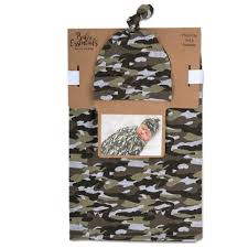 We'll review the issue and make a decision about a partial or a full refund. Baby Essentials Swaddle And Knot Cap Camo Target