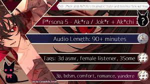 Seikyuu 50 - J*ker and Ak*chis Dramatic Date and Intense Sex with You! 90  MIN BINAURAL THREESOME Product Rating: Matured [SeikyuuVA] | DLsite 女子狂热