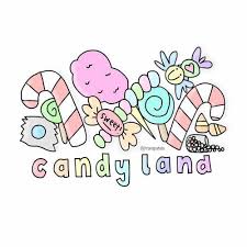 Kartinka S Tegom Candy Draw And Illustration Sketch Book Sweet Drawings Cute Drawings