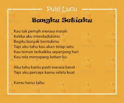 Puisi Lucu Ketawa Bisa Kamu Buat Untuk Menghibur Teman Kekasih Ataupun Kerabat Yang Sedang Sedih Selain Itu Puisi Lucu Juga Dapat Kamu Lucu Puisi Kesetiaan