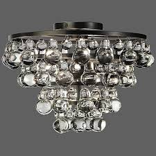 Its layered glass drops catch and reflect light in such a glamorous way! Bling Flushmount By Robert Abbey At Lumens Com