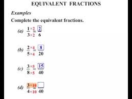 Math is fun curriculum for grade 5. Year 6 Lesson Equivalent Fractions Youtube
