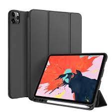 Ipad Pro Case 2020 11 Inch 4th Gen Pencil Holder Black Leather Cover In 2020 Ipad Pro Case Cute Ipad Cases Ipad Cover