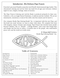 Enjoy some inspirational and motivating quotes by this spiritual leader. The Pope Francis Coloring And Activity Book The Holy See In Color By Really Big Coloring Books Inc