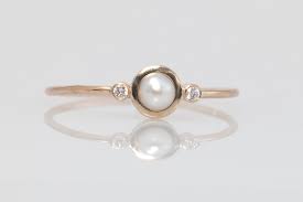 A pearl engagement ring represented harmony and humility and was used to seal the love of two people in the purest of ways. Pearl Diamond Ring Pearl Engagement Ring White Pearl Ring Three Stone Ring Solid 14k Gold Ring Triplet Unique Engagement Ring Arpelc Jewelry Online Store Powered By Storenvy