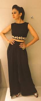 Geetika Chadha On Crop Top Dress Indian Designer Outfits Designer Dresses Indian