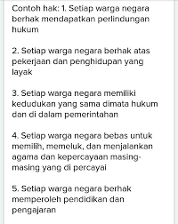 Check spelling or type a new query. Sebutkan Tiga Contoh Hak Dan Kewajiban Di Rumah Content