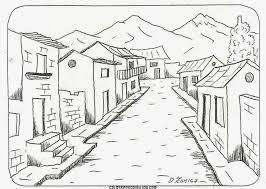 Dibujos Para Colorear Maestra De Infantil Y Primaria Pueblos Y Ciudades Para Colorear Towns And Paisaje Para Colorear Paisajes Dibujos Paisaje Para Pintar