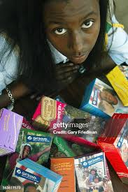 152 Girl Scout Selling Cookies Stock Photos, High-Res Pictures, and Images 