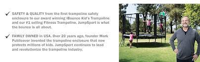 Jumpsport 14' powerbounce | includes trampoline, safety enclosure. Stagedbounce 10 Ft 17 Ft Rectangle Trampoline With Enclosure
