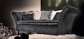 The swarovski luxury italian sofa set. Marylin Sofa In Fabric Upholstery With Swarovski Crystals Formerin Luxury Furniture Mr