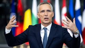 NATO - Opinion: Doorstep by NATO Secretary General Jens Stoltenberg ahead  of the meetings of NATO Ministers of Foreign Affairs in Brussels,  03-Apr.-2024