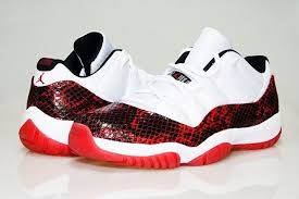 Jordan 11 Red Black And White Low Top Air Jordan 11 Low Snakeskin Custom Kicksonfire Com Nike Free Shoes Air Jordans Cheap Nike Air Max