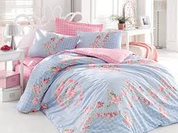 Cotton Box Beautiful Sofi 100 Cotton Duvet Cover Bedding Set Blue Reversible Queen Pink Duvet Cover Duvet Cover Sets Duvet Covers