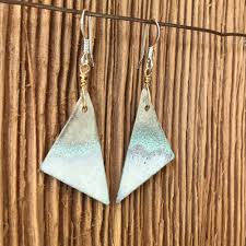 All jewelry can collect dirt or smudges from wear and handling, says jess hannah revesz of j. Waves On Sail Torch Enameled Earrings Jess Ann Jewelry