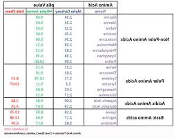 69 Studious Aminoacid Chart