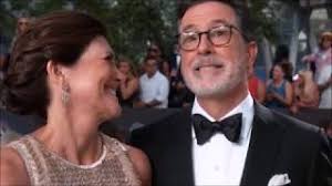 Stephen Colbert tells the story of when he knew his wife Evie was the one +  Evie's cameo