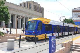 Light Rail At The Union Depot Station Lowertown Downtown St Paul Park Rapids Minnesota Nice White Bear Lake